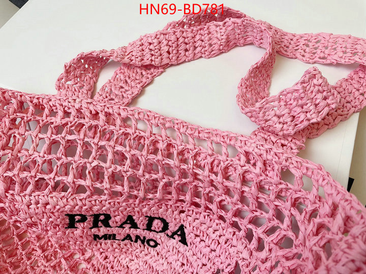 Prada Bags(4A)-Handbag-,we curate the best ,ID: BD781,$: 69USD