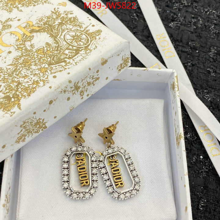 Jewelry-Dior,highest quality replica , ID: JW5822,$: 39USD