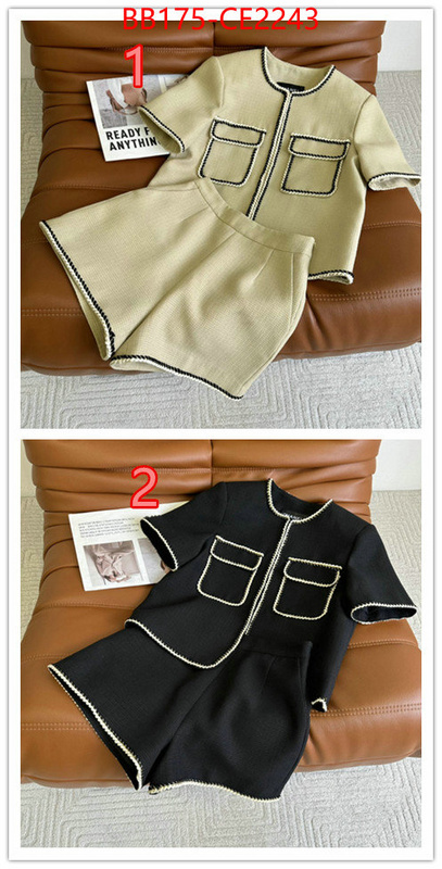 Clothing-Chanel,top quality website ,ID: CE2243,$: 175USD