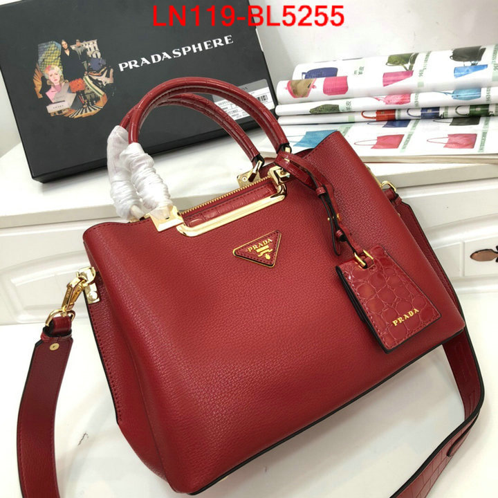 Prada Bags(4A)-Handbag-,replcia cheap ,ID: BL5255,$: 119USD