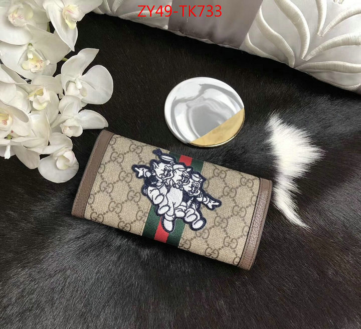 Gucci Bags(4A)-Wallet-,ID: TK733,$:49USD