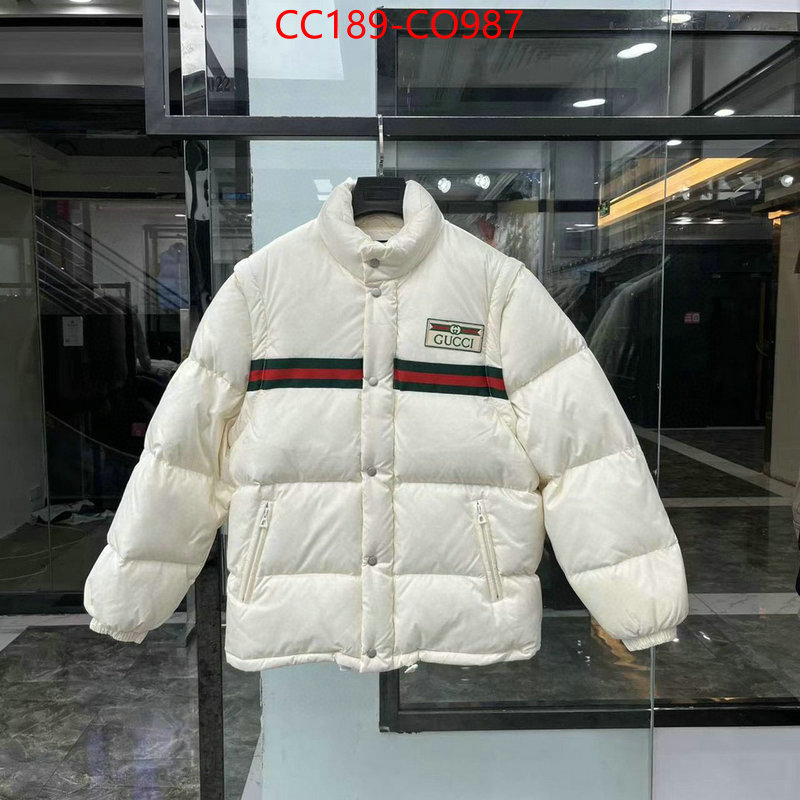 Down jacket Women-Gucci,designer high replica , ID: CO987,$: 189USD