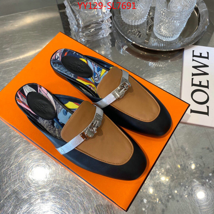Women Shoes-Hermes,brand designer replica , ID: SL7691,$: 129USD