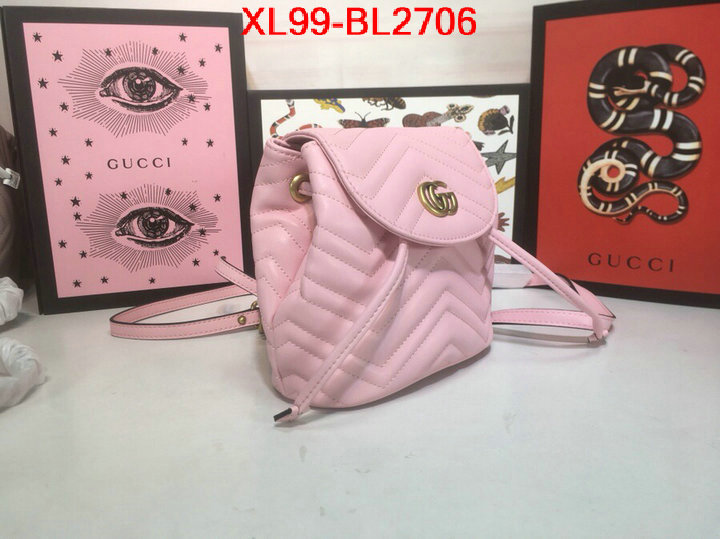 Gucci Bags(4A)-Backpack-,exclusive cheap ,ID: BL2706,$: 99USD