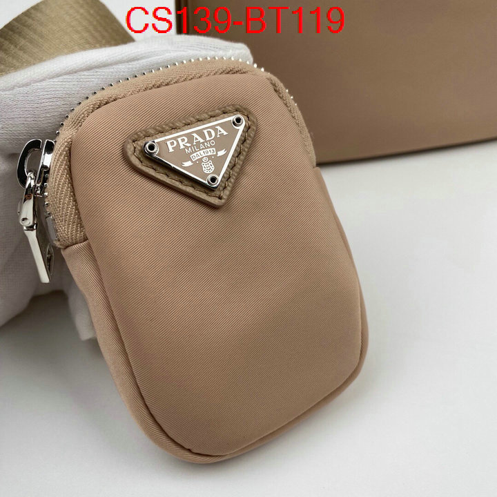 Prada Bags(TOP)-Diagonal-,ID: BT119,$: 139USD