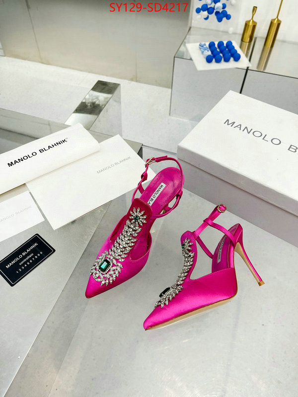 Women Shoes-Manolo Blahnik,where should i buy replica ,perfect quality designer replica , ID: SD4217,$: 129USD