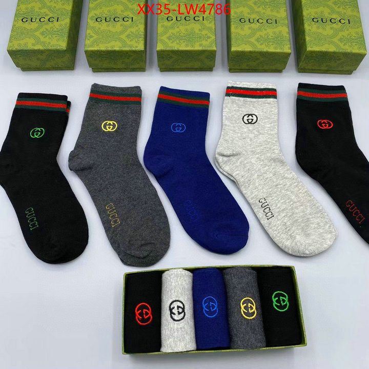 Sock-Gucci,quality aaaaa replica , ID: LW4786,$: 35USD