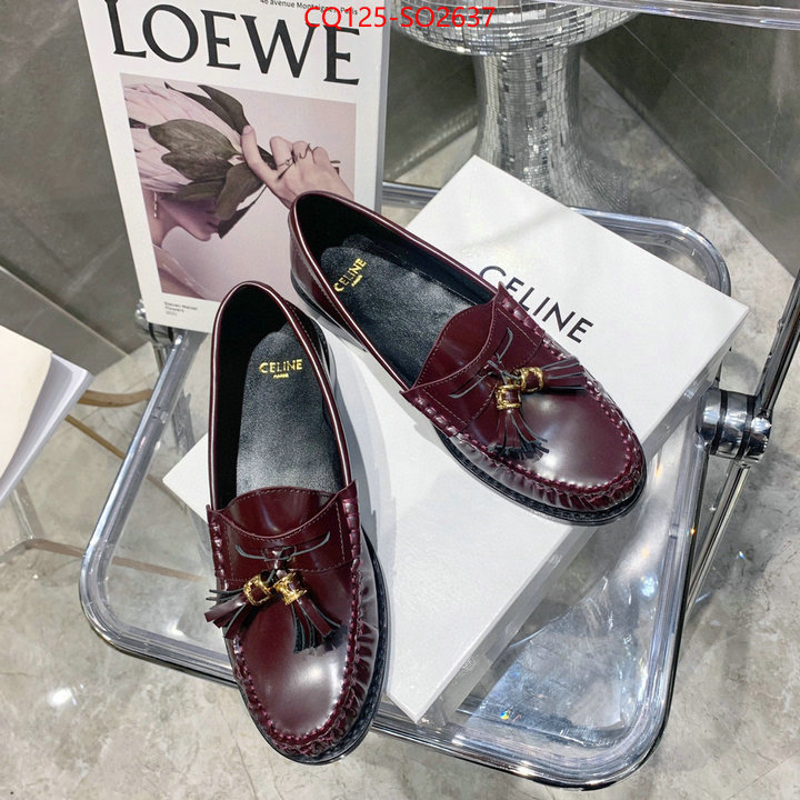 Women Shoes-CELINE,buy cheap replica , ID: SO2637,$: 125USD