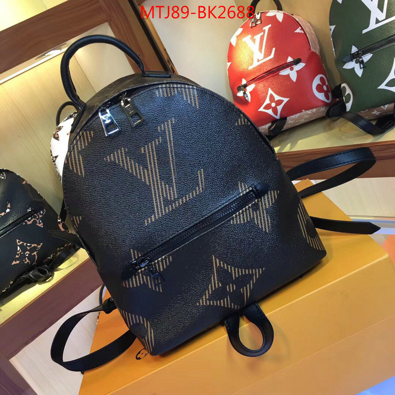 LV Bags(4A)-Backpack-,ID: BK2688,$:99USD