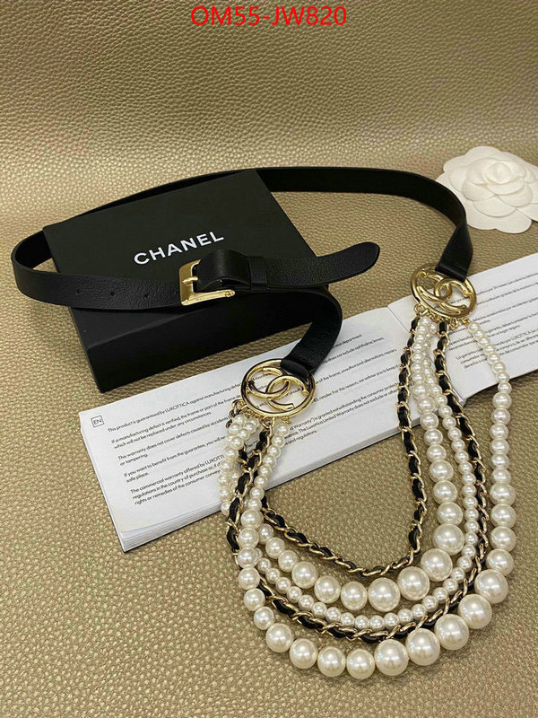 Belts-Chanel,shop cheap high quality 1:1 replica , ID: JW820,$: 55USD