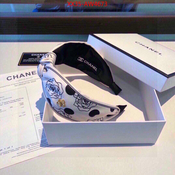 Hair band-Chanel,buy cheap replica , ID: AW4673,$: 35USD