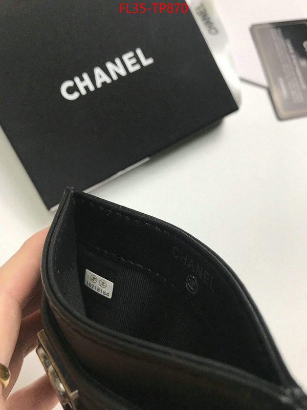 Chanel Bags(4A)-Wallet-,ID: TP870,$: 35USD