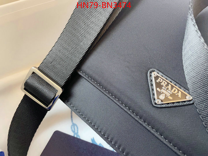 Prada Bags(4A)-Diagonal-,replica how can you ,ID: BN3474,$: 79USD