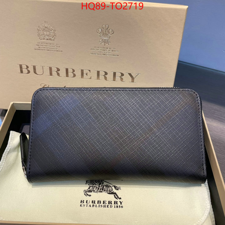 Burberry Bags(4A)-Wallet,replica 1:1 high quality ,ID: TO2719,$: 89USD