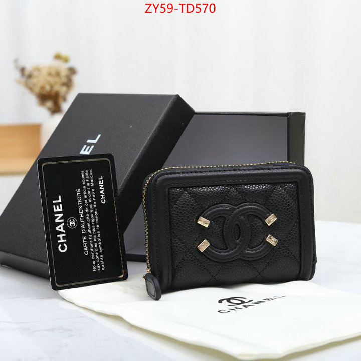 Chanel Bags(4A)-Wallet-,ID: TD570,$: 59USD