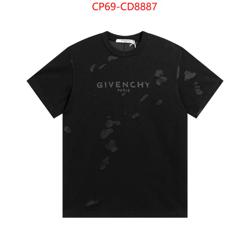 Clothing-Givenchy,2023 aaaaa replica customize ,ID: CD8887,$: 69USD