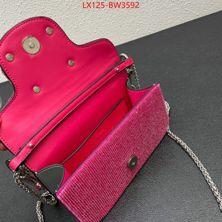 Valentino Bags(4A)-LOC-V Logo ,copy aaaaa ,ID: BW3592,$: 125USD