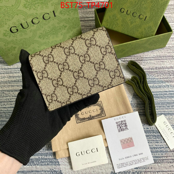 Gucci Bags(TOP)-Wallet-,ID: TP4701,$: 75USD