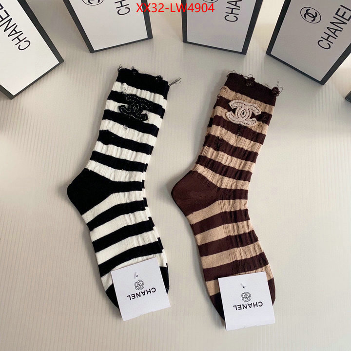 Sock-Chanel,replica aaaaa+ designer , ID: LW4904,$: 32USD