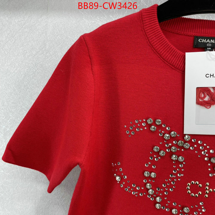 Clothing-Chanel,sell online luxury designer , ID: CW3426,$: 89USD