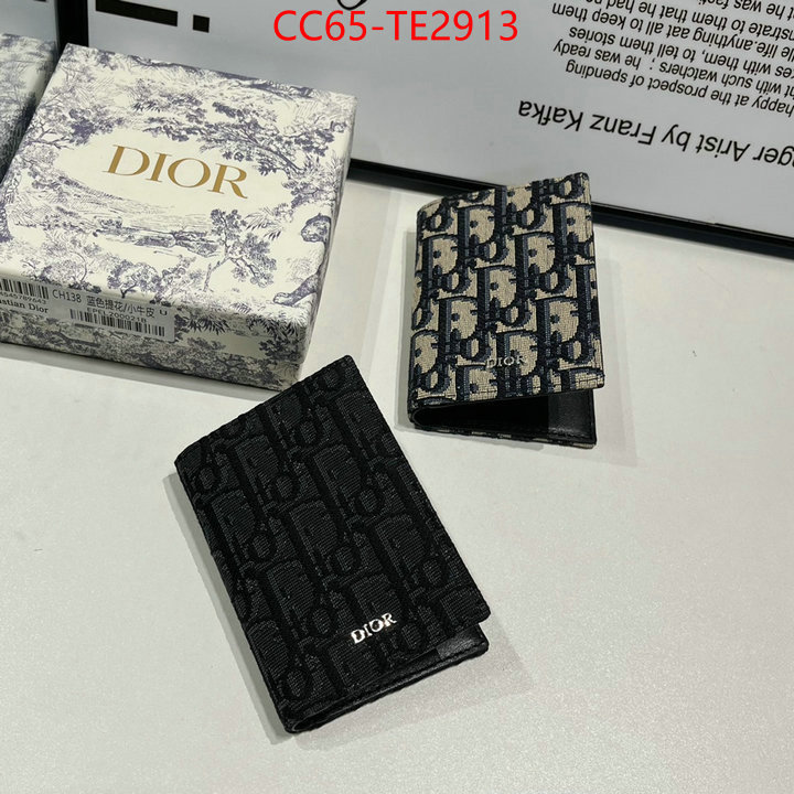 Dior Bags(TOP)-Wallet-,ID: TE2913,$: 65USD