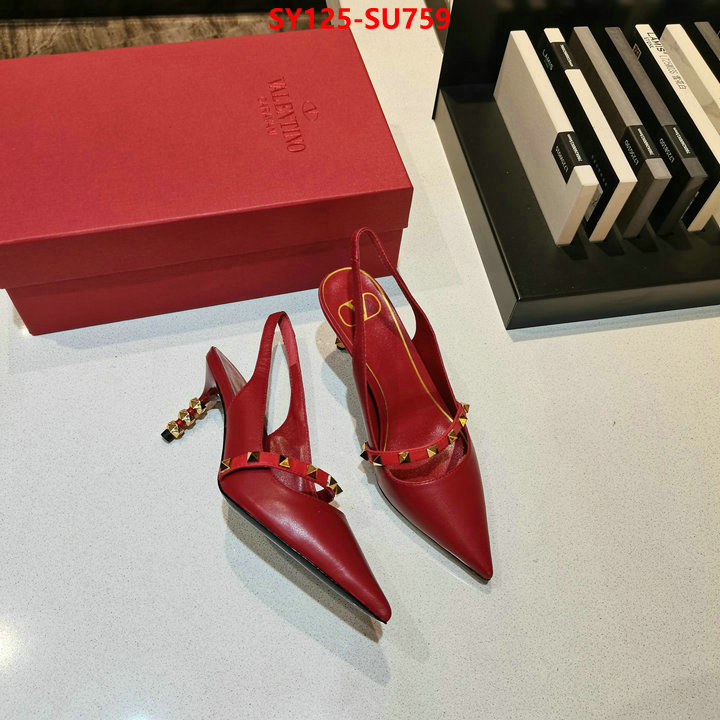 Women Shoes-Valentino,perfect replica , ID: SU759,$: 125USD