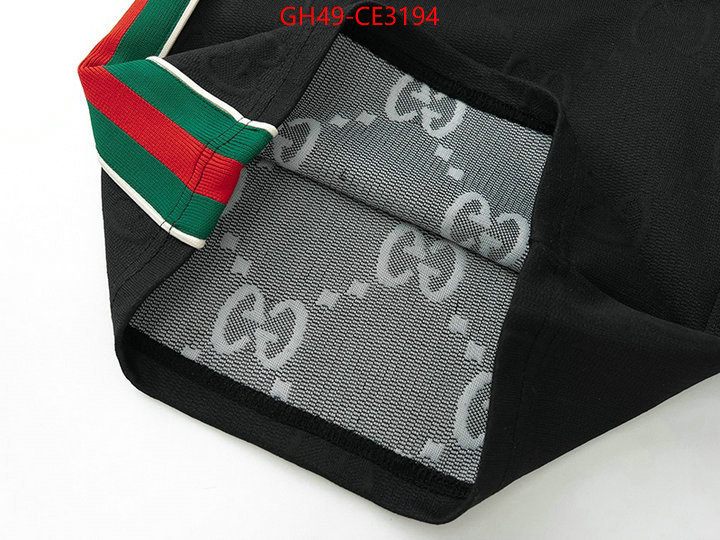 Clothing-Gucci,designer 1:1 replica , ID: CE3194,$: 49USD