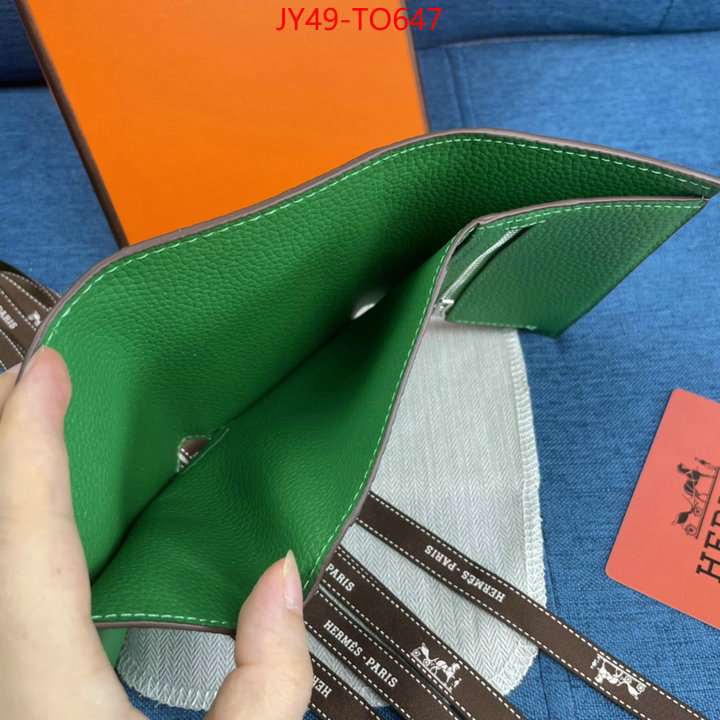 Hermes Bags(4A)-Wallet-,replica 1:1 high quality ,ID: TO647,$: 49USD