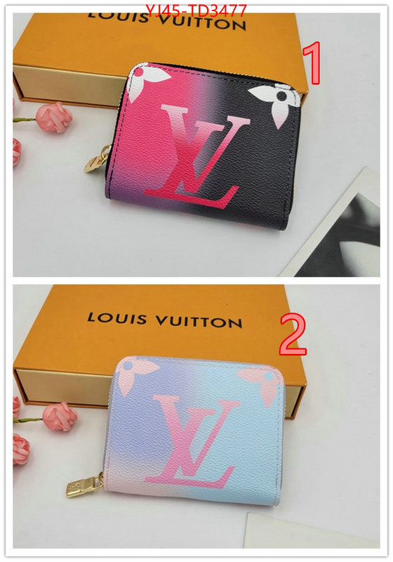 LV Bags(4A)-Wallet,ID: TD3477,$: 45USD