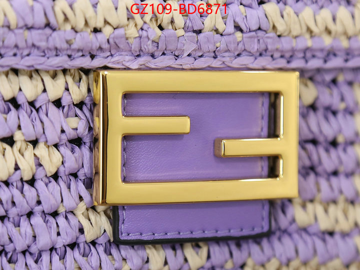 Fendi Bags(4A)-Baguette-,high quality happy copy ,ID: BD6871,$: 109USD