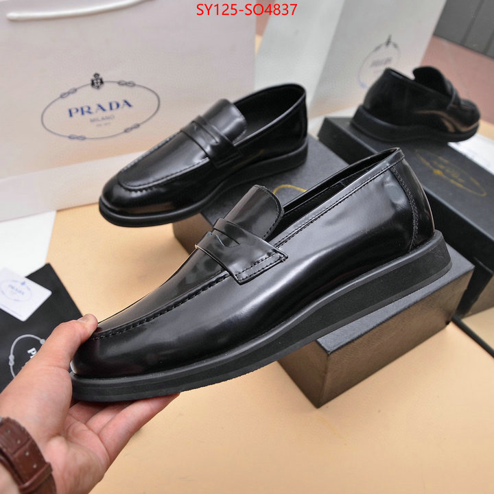 Men Shoes-Prada,designer 1:1 replica , ID: SO4837,$: 125USD