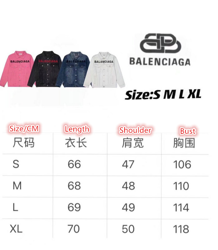 Clothing-Balenciaga,same as original , ID: CO1931,$: 95USD