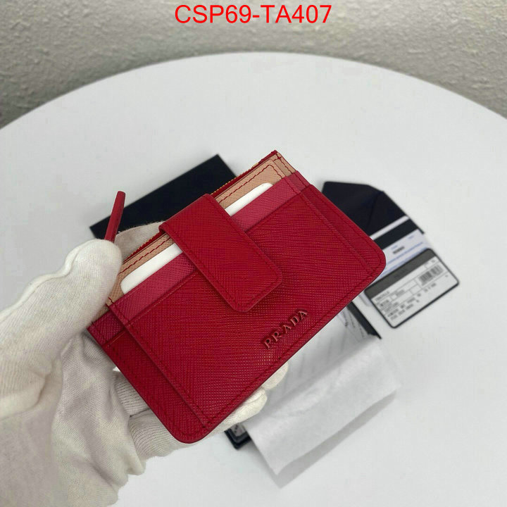 Prada Bags(TOP)-Wallet,ID:TA407,$: 69USD