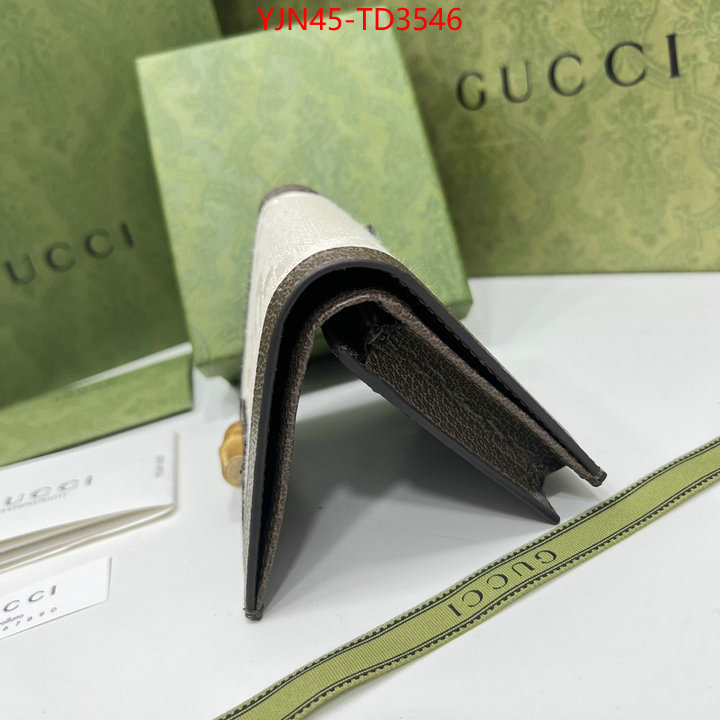 Gucci Bags(4A)-Wallet-,aaaaa+ class replica ,ID: TD3546,$: 45USD