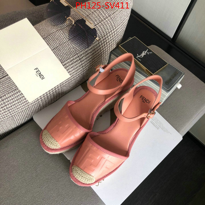 Women Shoes-Fendi,replica online , ID: SV411,$:125USD