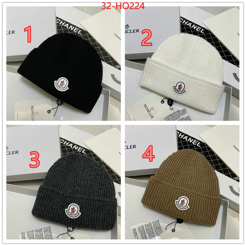 Cap (Hat)-Moncler,replica 2023 perfect luxury , ID: HO224,$: 32USD