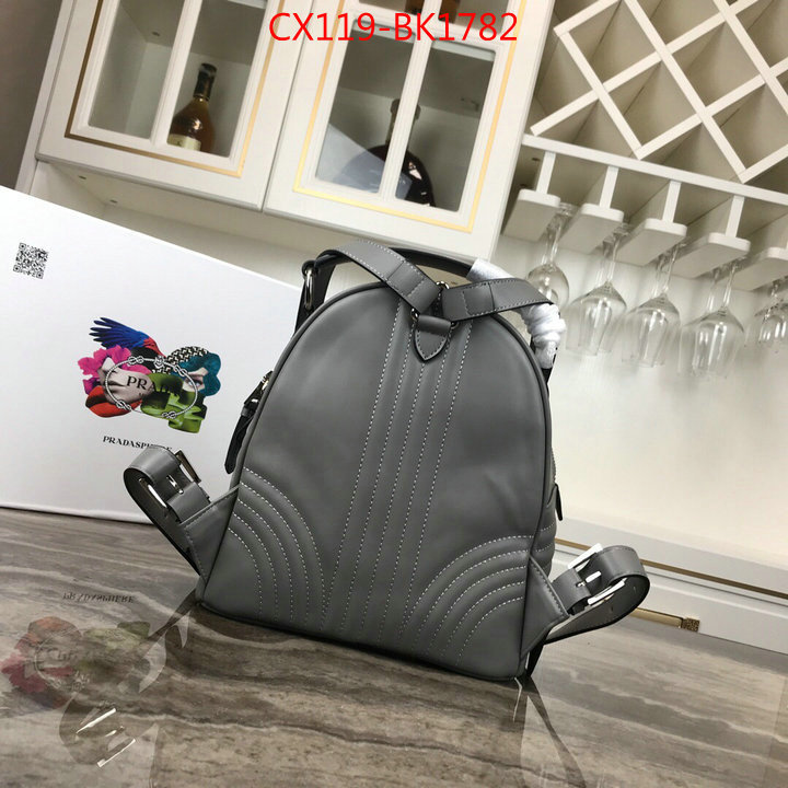 Prada Bags(4A)-Backpack-,buy best quality replica ,ID: BK1782,$:119USD