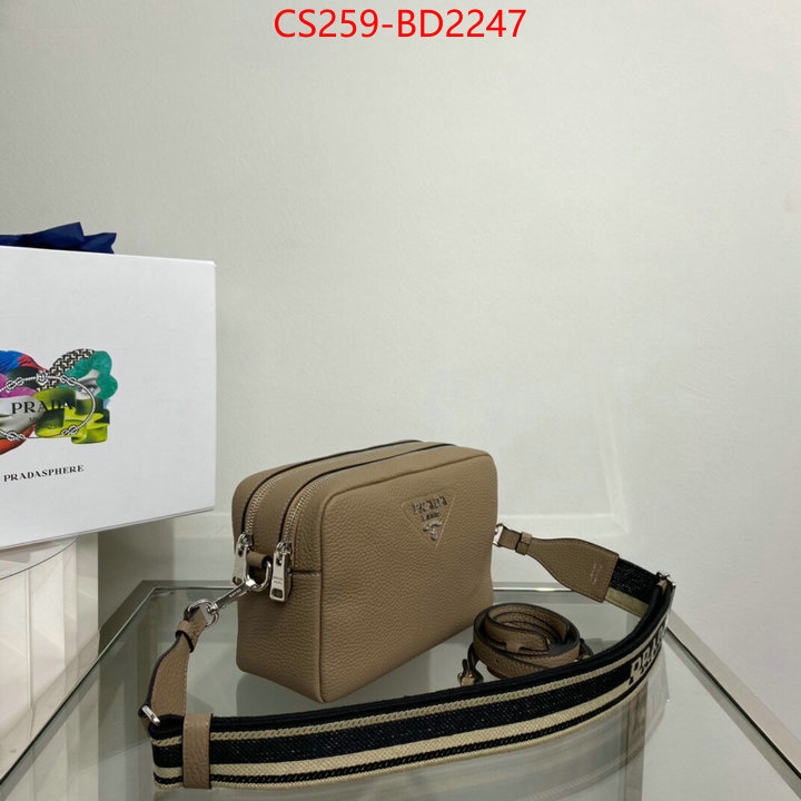 Prada Bags(TOP)-Diagonal-,ID: BD2247,$: 259USD