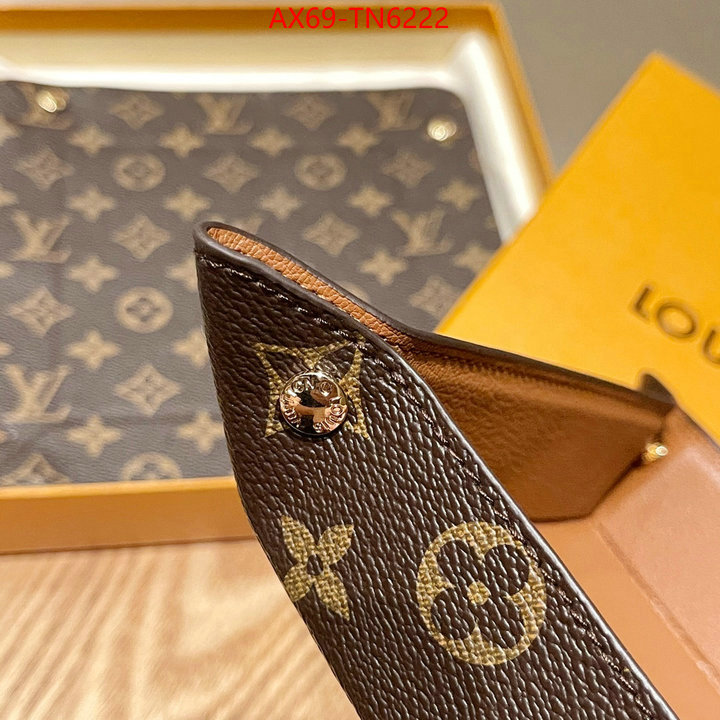 LV Bags(TOP)-Wallet,ID: TN6222,$: 69USD