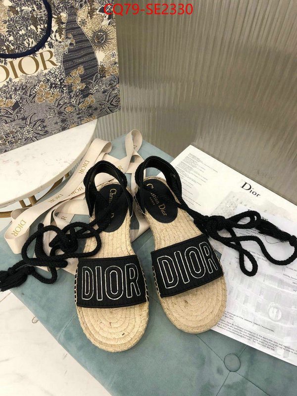 Women Shoes-Dior,top 1:1 replica , ID: SE2330,$: 79USD