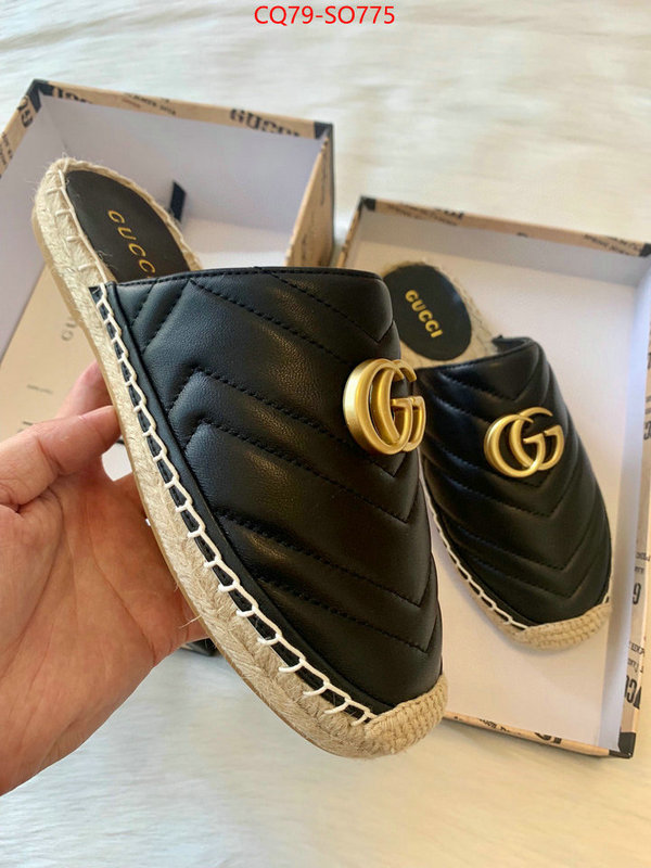 Women Shoes-Gucci,top fake designer , ID: SO775,$: 79USD