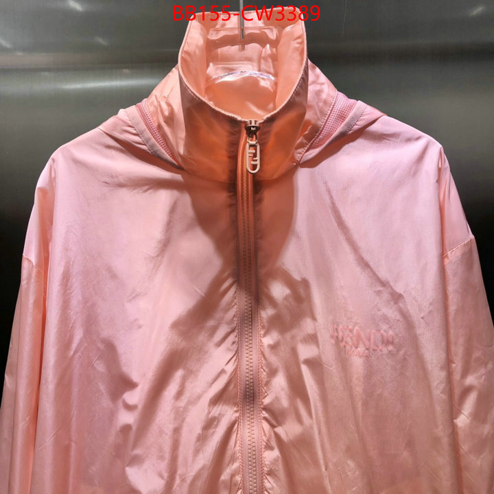 Clothing-Fendi,where quality designer replica , ID: CW3389,$: 155USD