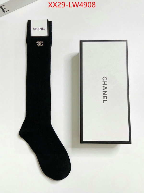 Sock-Chanel,2023 replica wholesale cheap sales online , ID: LW4908,$: 29USD