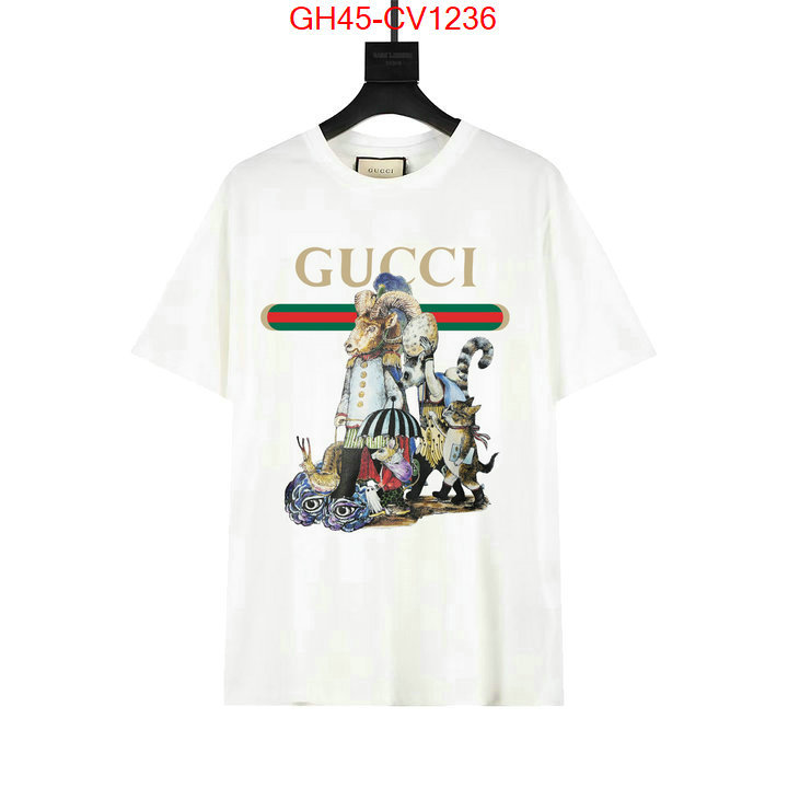 Clothing-Gucci,online from china designer , ID: CV1236,$: 45USD