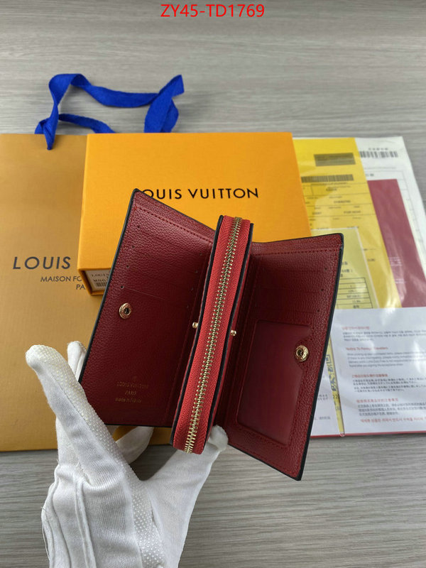 LV Bags(4A)-Wallet,ID: TD1769,$: 45USD