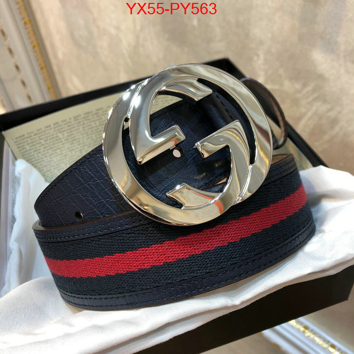 Belts-Gucci,wholesale replica shop , ID: PY563,$:55USD