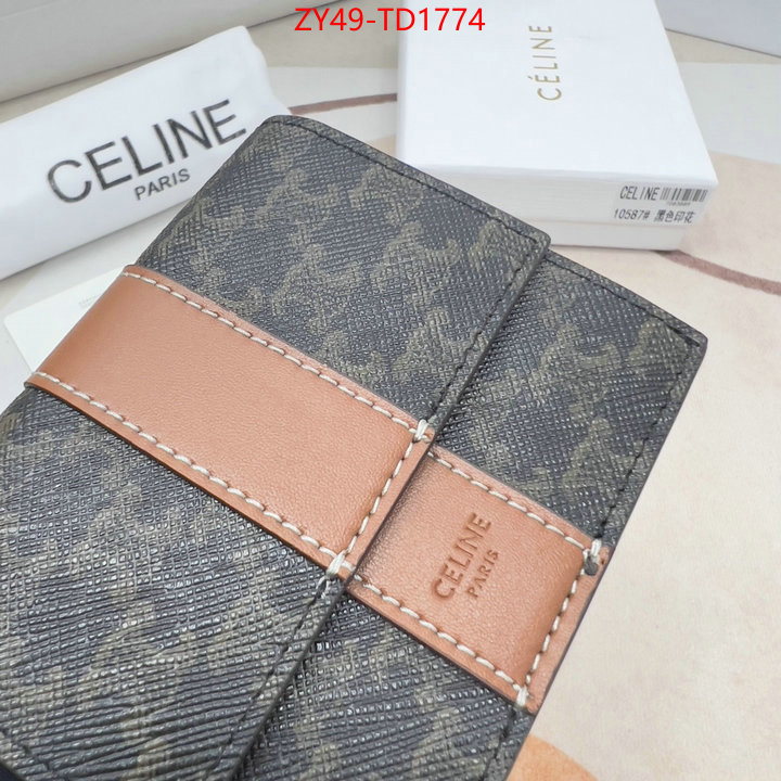 CELINE Bags(4A)-Wallet,designer 7 star replica ,ID: TD1774,$: 49USD