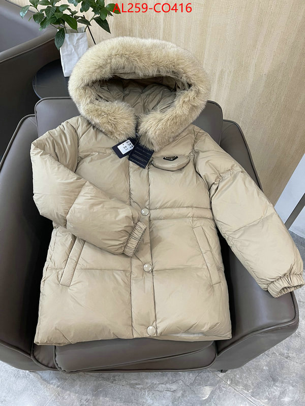 Down jacket Women-Prada,high quality designer replica , ID: CO416,$: 259USD