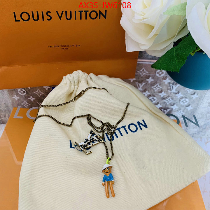 Jewelry-LV, ID: JW6108 ,luxury 7 star replica,$: 35USD