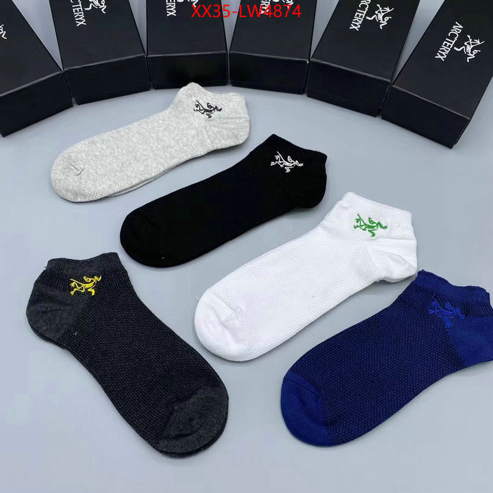 Sock-Arcteryx,replica 1:1 high quality , ID: LW4874,$: 35USD